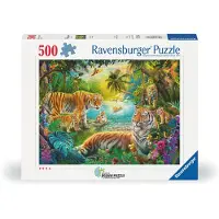 Ravensburger Tiger Family In The Oasis 500p