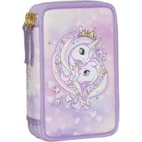 Beckmann Pennfodral m. Innehåll - Unicorn Princess - Purple - - One Size - Pennfodral
