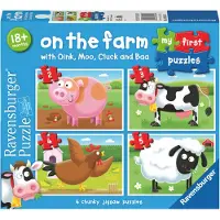 Ravensburger Pussel On The Farm My First Puzzle 2/3/4/5 bitar,