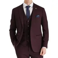 Paul Andrew Blazer för vinkostym för män Prince Of Wales formell kavaj