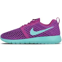 Nike Roshe One Flight Weight (GS) Spets Lila Syntet Barn Träningsskor 705486 502