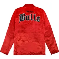 Mitchell & ness Chicago Bulls NBA Old English Faded Satin Jacka