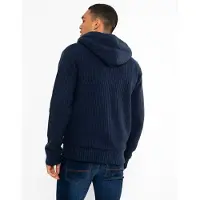 Threadbare 'Gellar' Borgfodrad Huva Cardigan