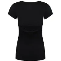 Vans Off The Wall Rund hals Svart Kortärmad Slinger T-shirt för damer VVZQBLK