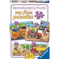 Ravensburger - Construction Site Animals - 2/4/6/8p