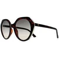 GUESS Oval Dam Dark Havana Grey Gradient GF6201