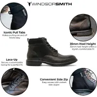 Windsor Smith Windsorsmith Black Leather Casual Chelsea Boots - Beau