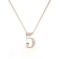 MYC Paris Nummer 5 hängen - Rose Gold och Crystal