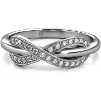 MYC Paris Trist Ring - Silver och Kristall