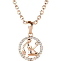 MYC Paris Virgo Zodiac Hängen - Rose Gold och Crystal