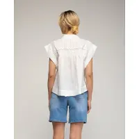 Tantra Ärmlös topp i oversize-modell med veck