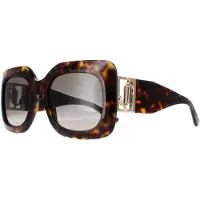 Jimmy Choo Square Dam Havanna och Guld Brun Gradient GAYA/S