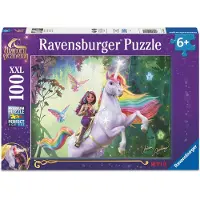 Ravensburger Pussel - 100 Delar - Unicorn Academy - - One Size - Pussel