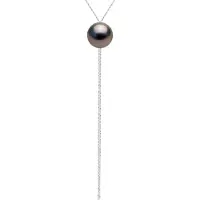 ATELIERS SAINT GERMAIN Halsband Tie- Äkta odlad Tahitipärla Rund 12-13 mm