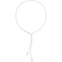 ATELIERS SAINT GERMAIN Halsbandsband av äkta odlade sötvattenspärlor Grain of Rice 5 mm och Baroque 11 mm