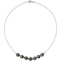 ATELIERS SAINT GERMAIN Halsband 7 Äkta odlade Tahitipärlor PASSERAR GENOM Cirkelformade 8-9 mm