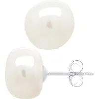 ATELIERS SAINT GERMAIN Örhängen av Silver 925 och äkta odlade sötvattenspärlor Barock 10 - 11 mm