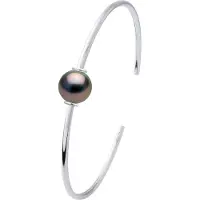 ATELIERS SAINT GERMAIN Armband - Silver 925 - Äkta odlade Tahitipärlor Runda 9-10 mm