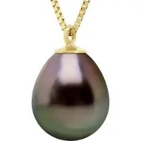 ATELIERS SAINT GERMAIN Halsband äkta odlad Tahitipärla pärla 9-10 mm