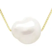 ATELIERS SAINT GERMAIN Halsband Äkta odlad sötvattenspärla Barock 11-12 mm