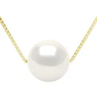 ATELIERS SAINT GERMAIN Halsband Äkta odlad sötvattenspärla rund 9-10 mm