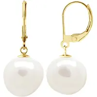 ATELIERS SAINT GERMAIN Örhängen Gul Guld - Äkta odlade sötvattenspärlor Barock 12-13 mm