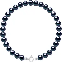 ATELIERS SAINT GERMAIN Armband av äkta odlade sötvattenspärlor Semi Round 5-6 mm