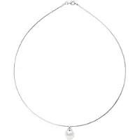 ATELIERS SAINT GERMAIN Halsband Halvstyvt äkta odlad sötvattenspärla pärla 10-11 mm
