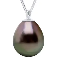 ATELIERS SAINT GERMAIN Halsband äkta odlad Tahitipärla pärla 9-10 mm