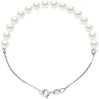 ATELIERS SAINT GERMAIN Armband Äkta odlad sötvattenspärla rund 6-7 mm