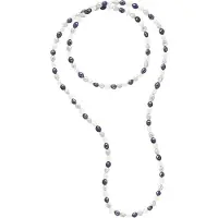 ATELIERS SAINT GERMAIN Långt halsband OPERA av äkta odlade sötvattenspärlor Barock 8-9 mm