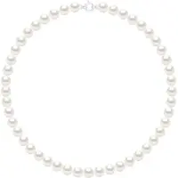 ATELIERS SAINT GERMAIN Halsband Rad Princess av äkta odlade sötvattenspärlor runda 8-9 mm