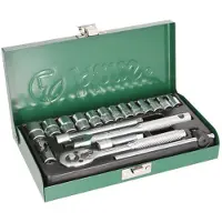 Hans Hylsnyckelsats 1/4 tum 6-kant 19 Styck (4 mm - 14 mm)