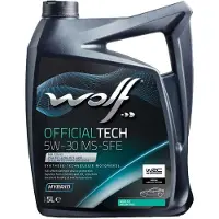 WOLF Officialtech Ms-sfe Sae 5w-30 Motorolja 5l