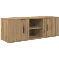 vidaXL TV-skåp Artisan Ek 100 x 31,5 x 35 cm Konstruerat trä
