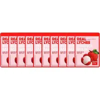 Farm Stay Real Lychee Essence Mask 23ml (3 alternativ) 10 Sheets white