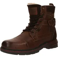Mustang Boots med snörning kastanjebrun