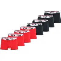 FILA Boxershorts röd / svart / vit