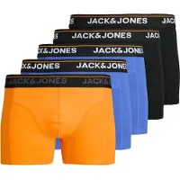Jack & Jones Boxershorts 'Jactheodore' blå / orange / svart / vit