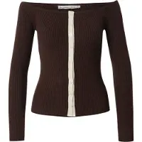 Abercrombie & Fitch Kofta brun / naturvit