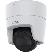 Axis IP-kamera M3128-LVE PTZ turret, utomhus/inomhus vandal-/vädersäker, färg dag&natt, 8 MP 3840x2160 4K, M12, fast iris, ljud, LAN 10/100, H.