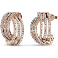 MYC Paris Cherish Örhängen - Rose Gold och Crystal