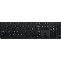 Lenovo Professional - Tangentbord - uppladdningsbar - full size - trådlös - 2.4 GHz, Bluetooth - QWERTY - Svenska/finska - grå - brun låda