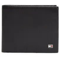 Tommy Hilfiger Hilfiger Flag Ribbed Leather Flap Wallet