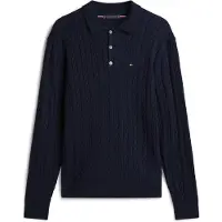 Tommy Hilfiger Cable Knit Polo Jumper