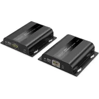 Digitus DS-55351 HDMI, HDMI -ingång, USB, USB-A, USB 1.1, RJ45, Micro USB HDMI Extender Set via nätverkskabel RJ45 200 m