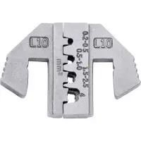 Toolcraft TO-9627243 Crimpinsats SPT-plattkontakt, SPT-hylskontakt, MCP 0.2 till 4 mm² Passar märke