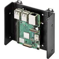 Renkforce DIN-skenafäste Passar till: Raspberry Pi, Arduino, Banana Pi för DIN-skenmontage Svart