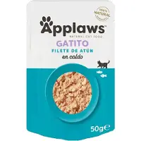 Applaws Tonfiskfilé I Buljong Kattungemat 12x50g