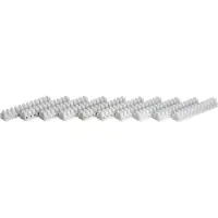 TRU COMPONENTS Kopplingslist flexibel: 0,5-1,5 mm² fast: 0,5-1,5 mm² poltal: 12 523690 10 st. vit